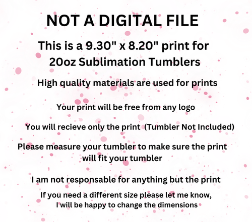 Best Teacher Sublimation Print for 20oz Tumbler, Heat Transfer, Ready To Press - Picture 2 of 2