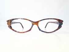 Vogart Eyeglasses women brown colorful acetate oval vintage 90' mod.727 NOS