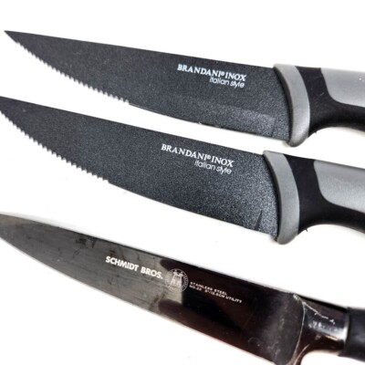 3 Pcs Brandani, Schmidt Bros No 22 Steak Knife Set, Stainless