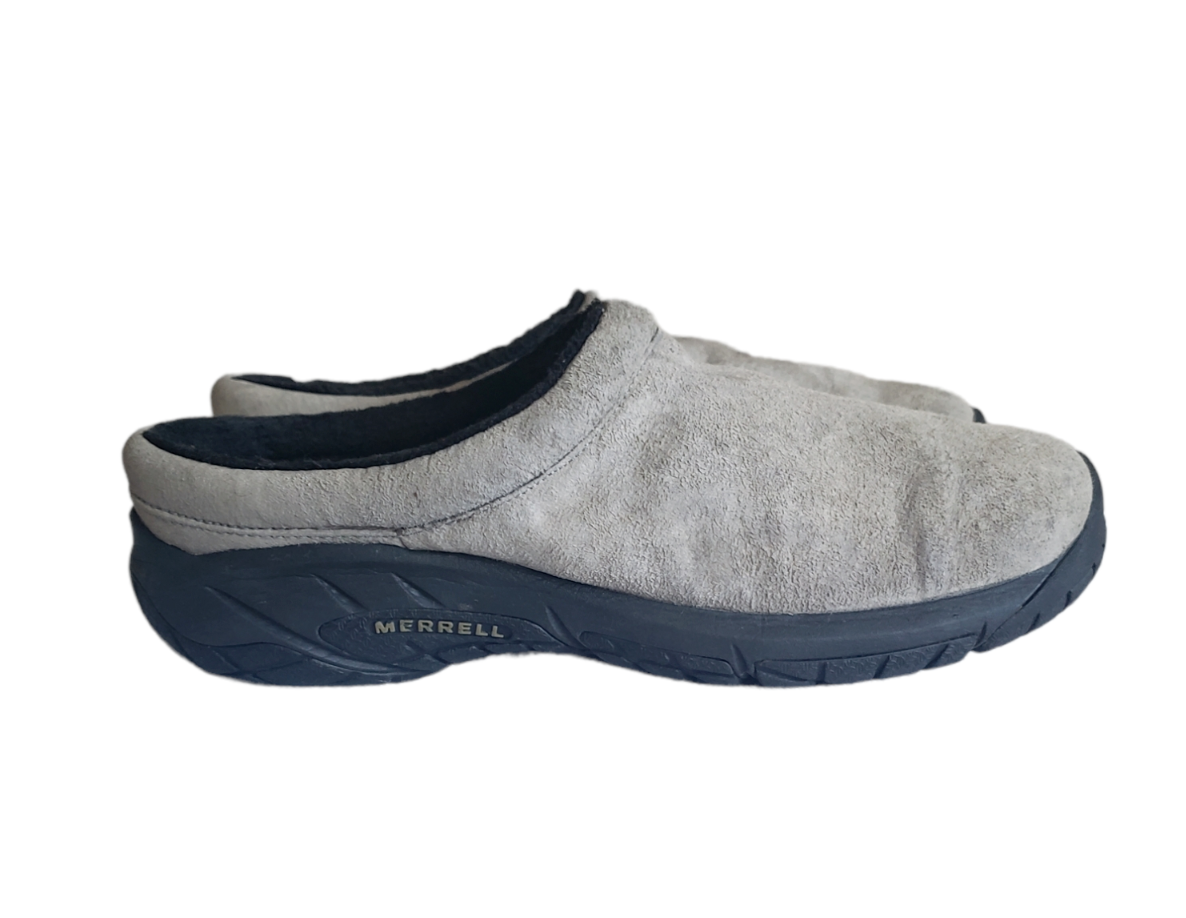 Scarpe Merrell Encore Crystal slip on mule slide grigio J46840 foderate donna taglia 8 5