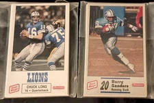 88 & 90 Detroit Lions Oscar Meyer Team Sets