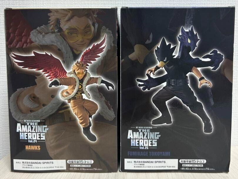 僕のヒーローアカデミア　AMAZING HEROES 他　フィギュア　88点 My Hero Academia Hawks & Fumikage Tokoyami Figure Set of 2 The