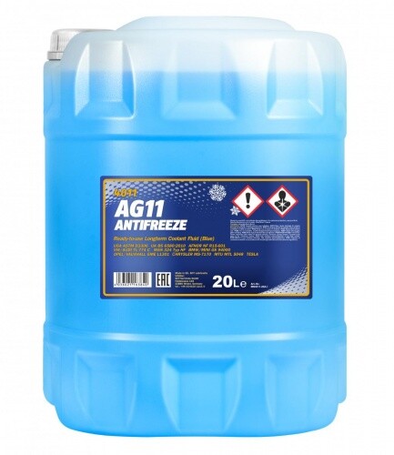 Mannol KüHlerfrostschutz Antifreeze AG11 -40 Longterm Fertigmischung 20L Kaniste-image