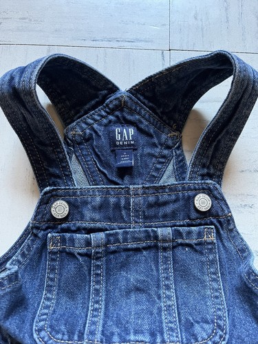 GAP Kids Denim Jumpsuit Pants Jumper Denim Blue Size 2 Years - Picture 4 of 4