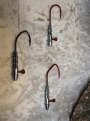 Hover Strolling Jig Head Fishing 1/16oz 1/0 or 2/0 hook size FFS forward facing