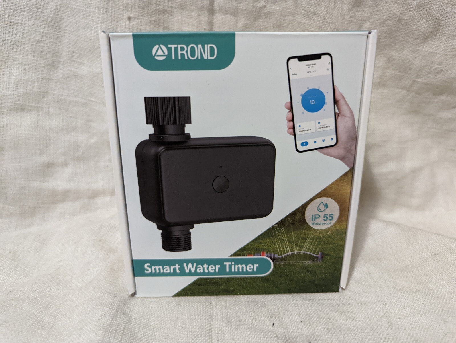 TROND Smart Sprinkler Water Timer,Bluetooth Water Hose Faucet Timer w