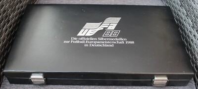 Münzenkoffer Münzenkassette ''Fußball-Europameisterschaft 1988 in Deutschland''