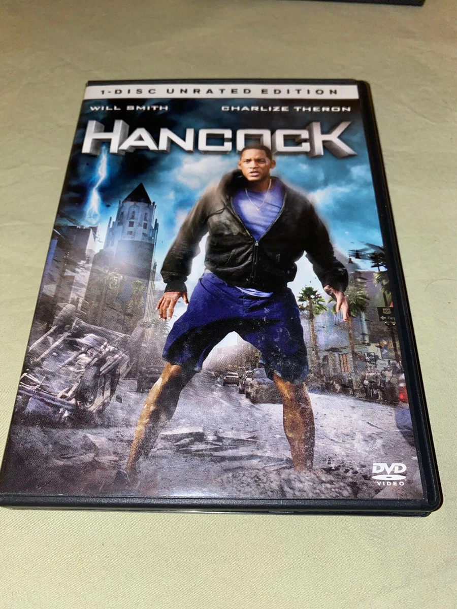 Hancock DVD Widescreen Unrated Edition Will Smith Superhero Peter Berg Movie