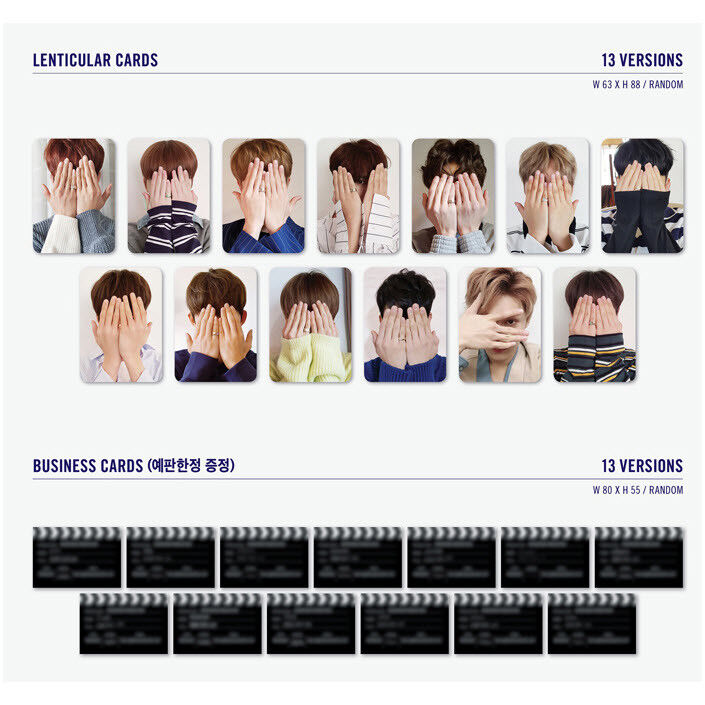 SEVENTEEN Official BUSINESS CARD Special Album DIRECTOR'S CUT Select Option SEVENTEEN Official BUSINESS CARD Special Album DIRECTOR'S CUT Select Option
