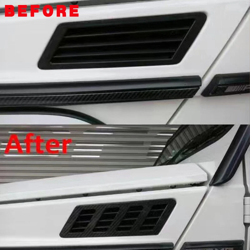 Guardabarros de ventilación lateral de fibra de carbono para Mercedes Benz G Wagon W463 G55 G63 G65 AMG Foto 4 de 4