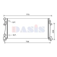 KüHler WasserküHler Passend FüR VW Golf VII Audi A3 Sportback 5G1 BE1 BA5 BV5