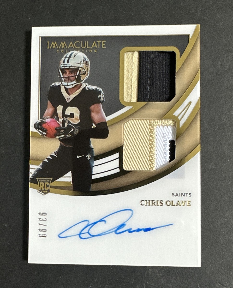 2022 PANINI IMMACULATE Chris Olave Rpa /99 Mint Auto Rookie