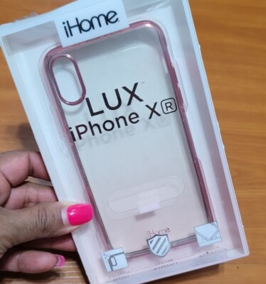 IHome LUX IPhone XR Clear Pastel Pink Phone Case | eBay