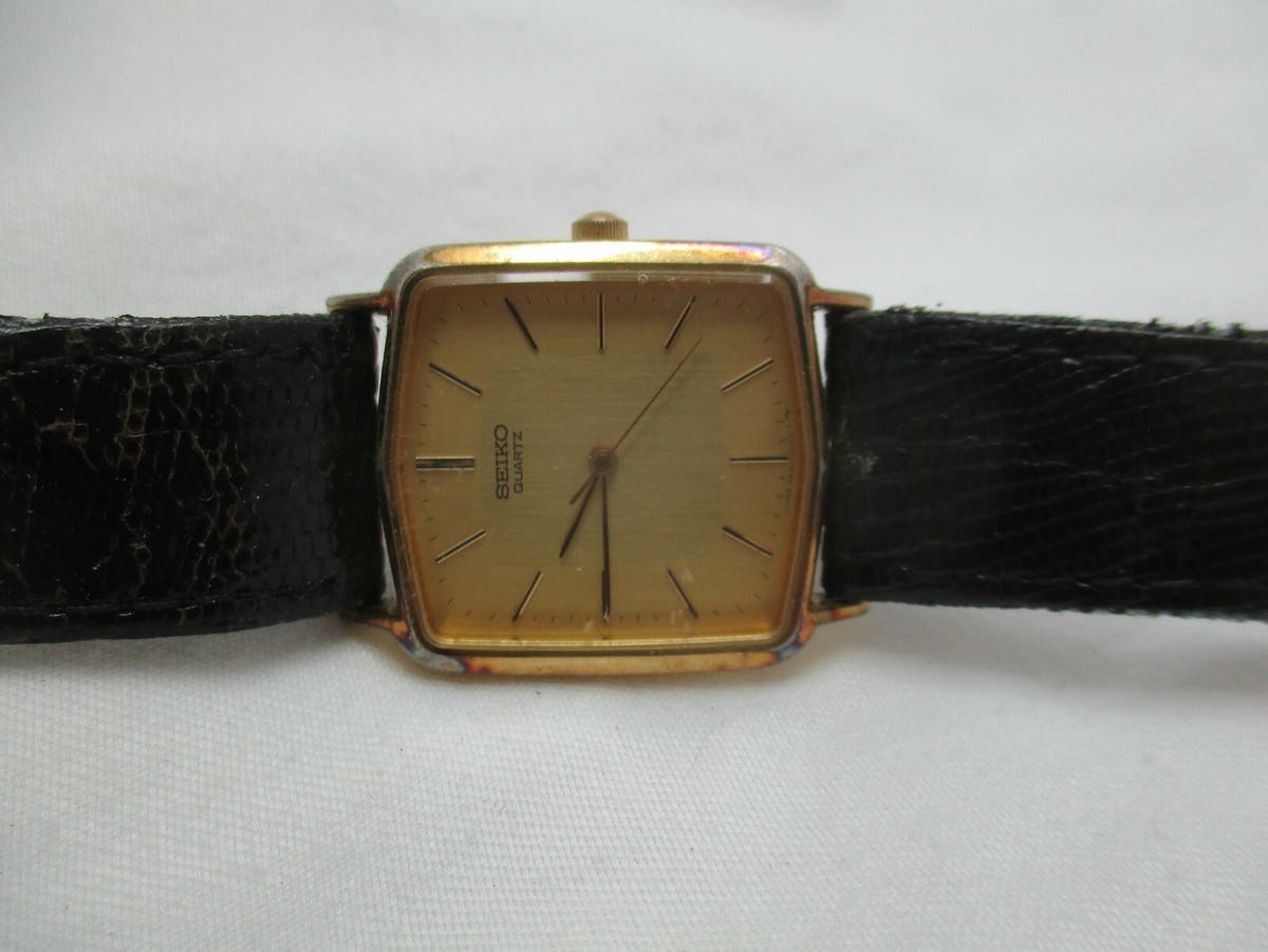 Seiko Watch Analog Black Buckle Band