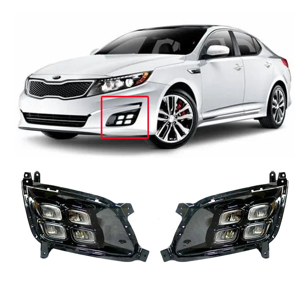 OEM Fog Light LED Lamp Cover Trim LH RH 4P Set for Kia Optima K5
