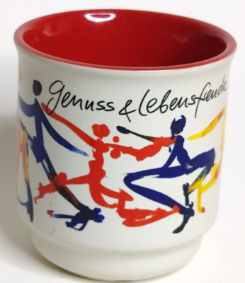 KLAUS FRESENIUS GENUSS & LEBENSFREUDE SPEYER MOHABA MUG 0.2L 3.5'' TALL MINT