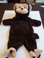 Koala Kids Geoffrey Monkey Halloween Costume Brown Furry Size 3M for Infants