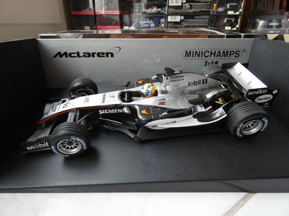 Mclaren Mercedes MP4-20 Juan Pablo Montoya #10 2005 1/18 Minichamps F1 Formula 1 - Immagine 2 di 4