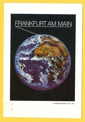 View from space on Frankfurt/M., METEOSAT image, Biotest Congress Service