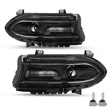 For 2015-2021 Dodge Charger Wdrl Hidxenon Projector Led Headlight Left Right For 2015-2021 Dodge Charger Wdrl Hidxenon Projector Led Headlight Left Right
