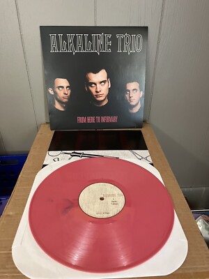 Alkaline Trio From Here to Infirmary Vinyl Pink RARE Cobraside 2011 Vagrant