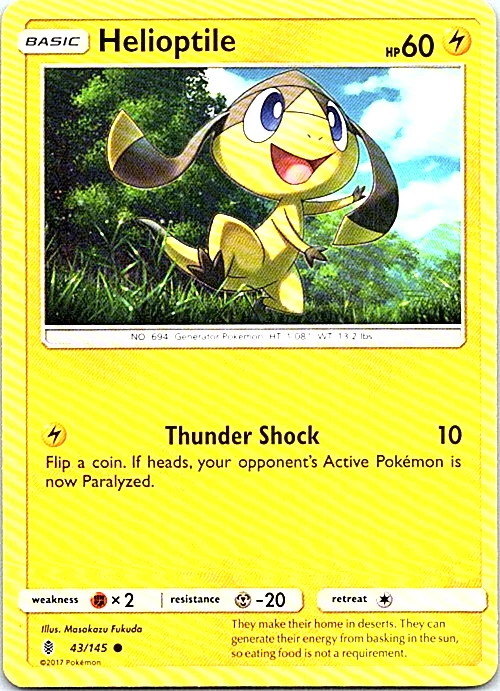 Helioptile Pokémon TCG Cards Just Listed 2026