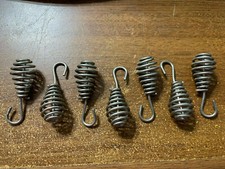 Fireplace Stove Grill Chrome Plated Coil Spring Handle Knob