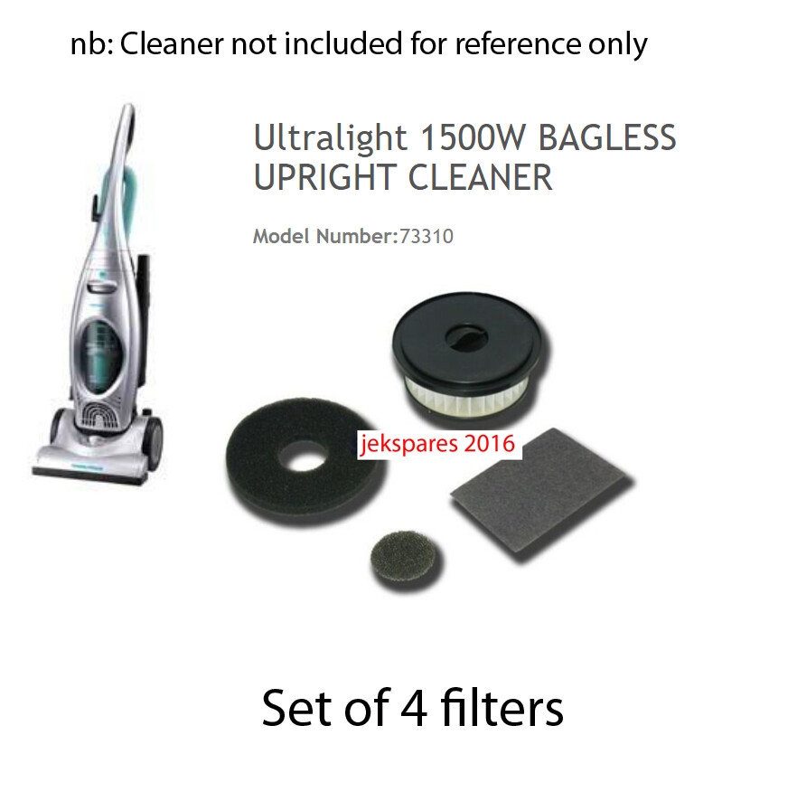 For Morphy Richards Bagless Upright 73310 ,Vacuum Cleaner Filter Pack eBay