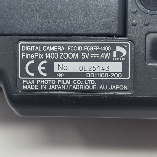 FujiFilm FinePix 1400 1.3MP Zoom Digital Camera W/ 32mb Memory Card Tested - Picture 11 of 11