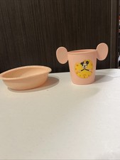 Vintage Mickey Mouse Child  s Bowl and Cup Set