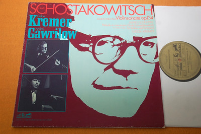 Kremer Gavrilov Shostakovich Violin Sonata op.134 Eurodisc Club Stereo 70s NM