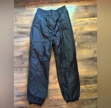 Vintage SkiGear Black Waterproof Nylon Snow Pants  Women  s L