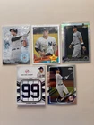 Aaron Judge Topps 5 Card Lot! Chrome, Patch, & Inserts. Great Condition