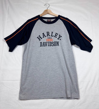 Harley-Davidson Motorcycles Mens T shirt size Large Cotati, Cali Gray Black
