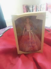 Barbie Birthday Wishes Special Edition Fashion Doll 12in Blonde Blue Eyes Boxed