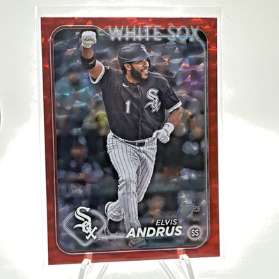 Elvis Andrus 2024 Topps Series 2 Red Foil /199 Rangers 🔥