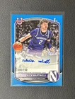 2025-26 Bowman Nick Martinelli #PA-NM BLUE AUTO Northwestern /150
