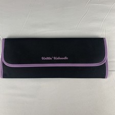Knittin' Kaboodle Knitting Organizer Case Black Knitting Needles Case