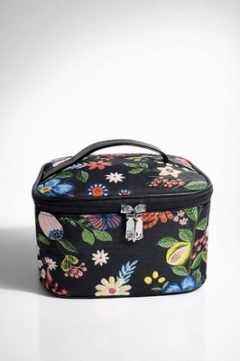 TRAVEL MAKE UP BAG GIFT PRACTICAL ORGANIZE BEAUTY CASE STYLISH FLORAL PATTERN