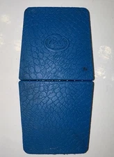 Vintage ~ Goody Hair Pick With Blue Safety Cover Metal Teeth Comb Textured Case