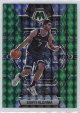2022-23 Panini Mosaic Green Mosaic Prizm Santi Aldama #109 03rx