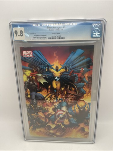 New Avengers #1 CGC 9.8 - 1/05 - Joe Quesada Variant Cover