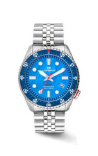 Orologio Lorenz Shark 5 Professional Diver 030255MP Watch Auto Madreperla Blu