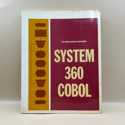 SYSTEM 360 COBOL Bernard 1968 IBM Computer Programming Prentice-Hall