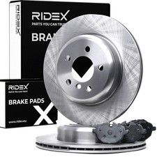 RIDEX Bremsenset Hinten Bremsscheiben Beläge für BMW 5 Touring (F11) 5 Limousine