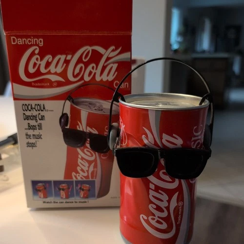 Vintage 1989 Coca-Cola Vintage Dancing Coke Can Classic