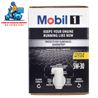 Mobil 1 Advanced Full Synthetic Motor Oil 5W-30, 12 Quart, 12 Quart, Free Ship