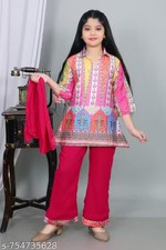 Kids Rayon kurta pajama set For festivals and Daily wear