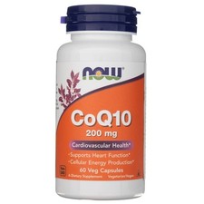 NOW Foods CoQ10 200 mg Coenzym Q10 Herzgesund...