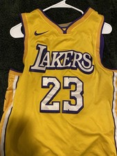 LeBron James Los Angeles Lakers Nike City Edition Swingman Jersey Men's 2020 NBA